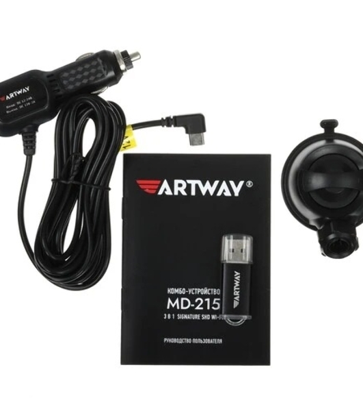 Видеорегистратор с радар-детектором Artway Combo MD-215 GPS серый