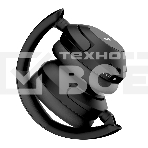 Наушники Genius HS-810BT, подключение Bluetooth, 3.5мм, зарядка Type-C, время работы до 8 часов, размеры 175 x 185.4x 84.7мм. Цвет черный, фото2