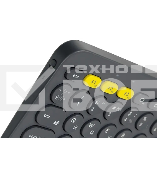 Клавиатура Logitech K380 беспроводная, Bluetooth, темно-серый