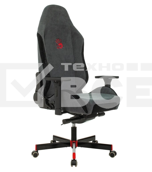 Кресло игровое A4Tech Bloody GC-420 серый, крестовина металл