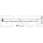 Лампа светодиодная Gauss Elementary T8 10Вт 6500К G13 800лм 600мм стекло поворотная, фото2