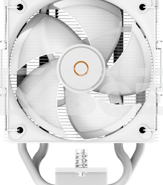 Кулер для процессора Ocypus Gaммa A40 WH ARGB Digital, 100мм ARGB FAN, Top Display Panel, 4 HEAT PIPES, 4-PIN PWM, 600-2400 RPM, 29.5DBA, HYDRO BEARING, LGA115X/1200/1700/18XX, AM4/AM5
