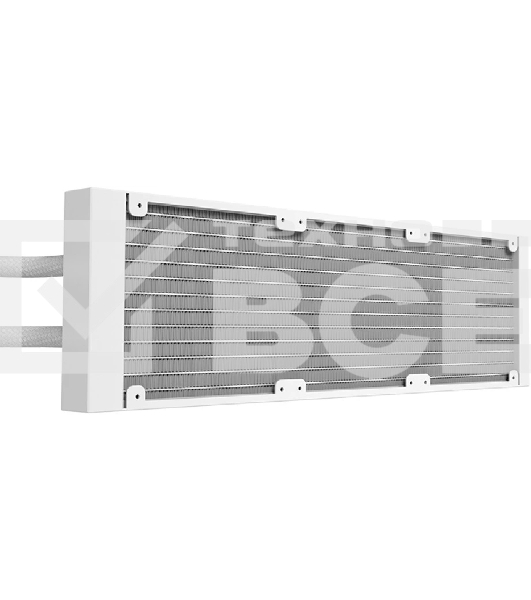 Система жидкостного охлаждения Water Cooling System Geometric Future Eskimo Pro 360 (240W, 360мм, ARGb, белый/Fans: 3x120мм, 80.81CFM, 34.2dBA, 2000RPM/Pump height 54мм, 3200RPM, Rad thickness 27мм/S: 1851, 1700, 1200, 115X, 2011, 2066, AM5, AM4)