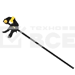 Струбцина пистолетная быстрозажимная Deli DL110124 600x70 мм, фото 1