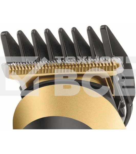 Триммер Rowenta TN9118F0 черный/золотистый (насадок в компл:9шт)