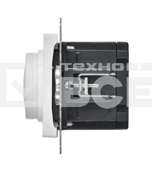 Светорегулятор IEK BR-D20-0600-K91 поворотно-нажимной СП BRITE СС10-1-0-БрАБ 600 Вт механизм арктич. бел.