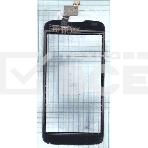 Сенсорное стекло (тачскрин) для Acer Liquid Gallant Duo E350, черное, фото2