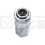 Набор (штуцер 'елочка' 6 мм - рапид муфта) + (рапид штуцер-штуцер 'елочка' 6 мм) + (обжимные хомуты 2 шт) ЗУБР Профессионал, фото3