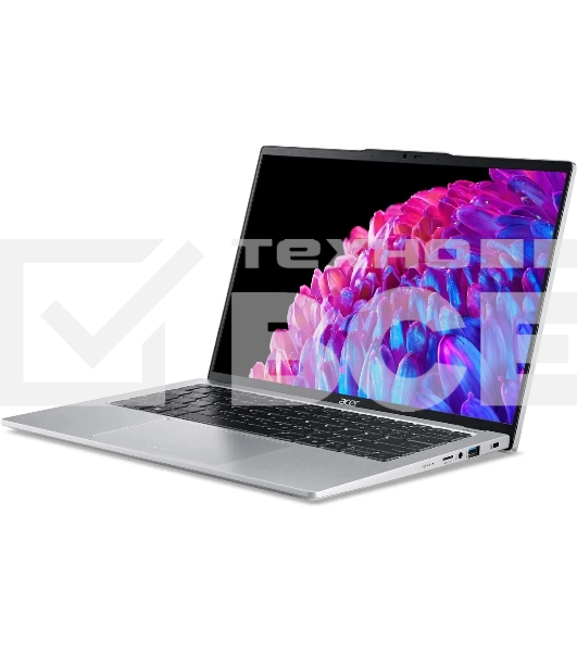 Ноутбук Acer Swift Go 14 SFG14-73-70EH серебристый NX.KSGCD.002 Core Ultra 7 155H 16Gb SSD1Tb Intel Arc 14