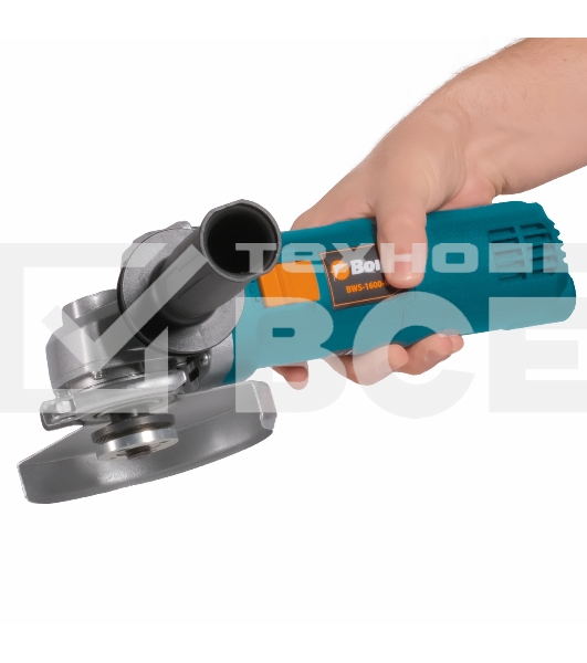 Углошлифовальная машина электрическая Bort BWS-1600-R (93411157) Диаметр диска 125 мм; Мощность 1600 Вт