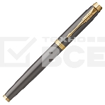 Ручка роллер Parker IM Premium Grey Core GT (2213778) F черн. черн. подар.кор., фото11