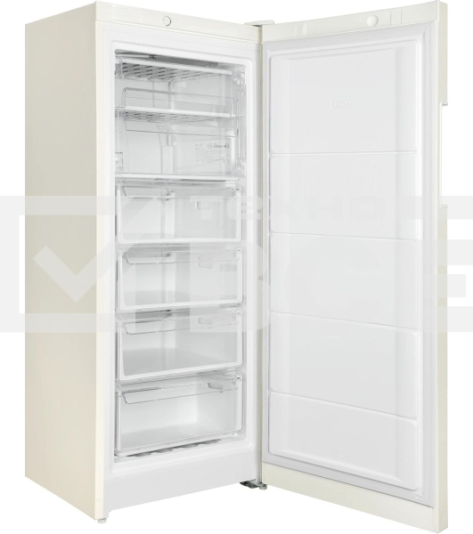 Морозильная камера Indesit DSZ 4150 E, бежевый, 204л, 6 ящиков