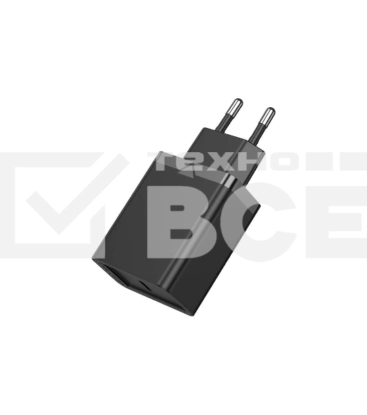 Набор для зарядки Vention FAHBF-EU з/у 25W и кабель USB-C 3А Черный