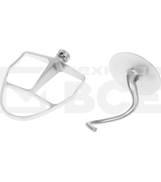 Кухонная машина Tefal Bake Partner QB520B38, серый/серебристый