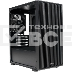 Компьютерный корпус XASTRA A307M 2BK SI Black mATX/Mesh/Metal left panel/2x120мм PWM FC black fans/A307M-2FC12BK-SI, фото5