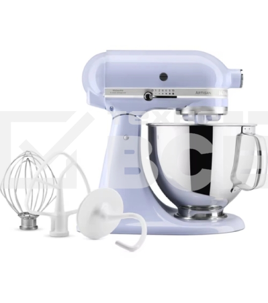 Настольный миксер с откидным блоком KitchenAid 5KSM125ELR Artisan 4.8 л цвет лавандовый