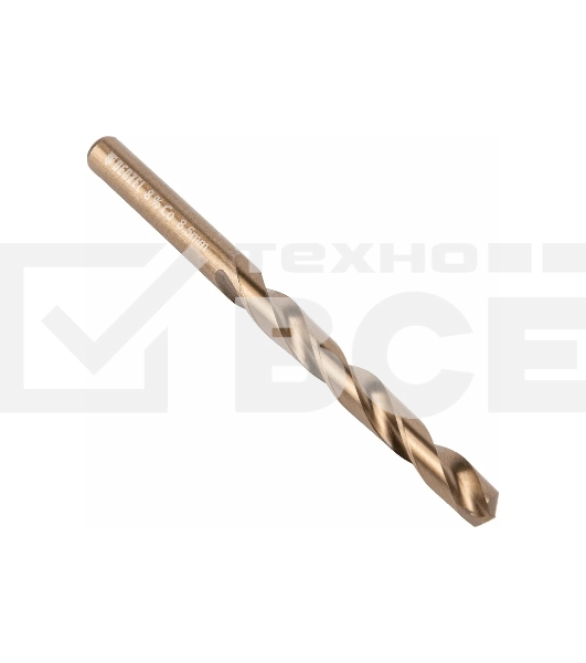 Сверло по металлу Denzel 8,5 мм, HSS Co-8%