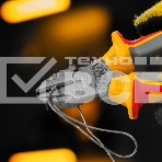 Бокорезы Denzel диэлектрические рукоятки, до 1000 В, трехкомпонентные рукоятки, 180 мм, фото8