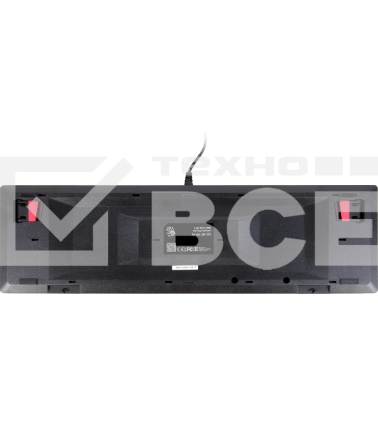 Клавиатура Bloody B810R проводная, USB Type-A, чёрный