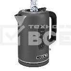 Чайник электрический Polaris PWK-1729СA графитовый, 2200W, 1,7 л, ВЕРХ. ЗАЛИВ, нерж., фото3