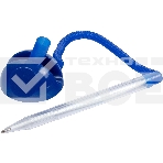 Ручка шариковая Silwerhof Eco синий d=0.7мм, синие чернила, индивмдуальный пакет с европодвесом, на подставке, сменный стержень, линия 0.5мм, фото6