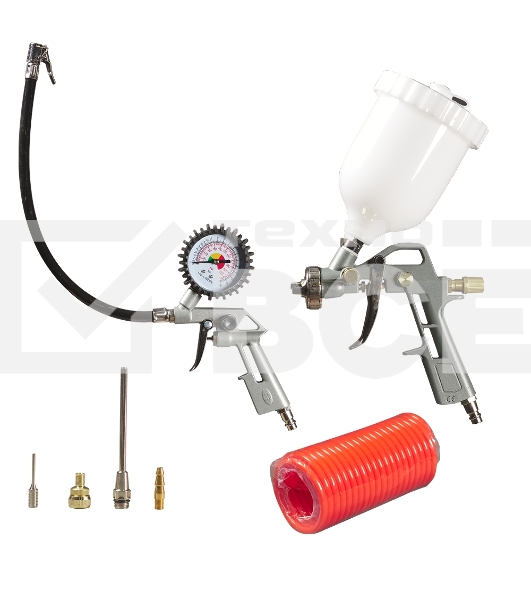 Компрессор поршневой Fubag House Master Kit безмасляный 180 л/мин, 24 л, 1100 Вт, красный/черный