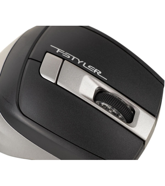 Мышь беспроводная A4Tech Fstyler FB35 серый, 2000 dpi, радиоканал, Bluetooth, USB, кнопки - 6