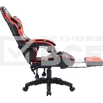 Кресло игровое Defender Colran черный/красный, класс 4, PU, подножка, фото2