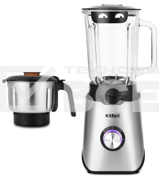 Блендер стационарный Kitfort КТ-1344 800Вт серебристый