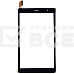 Сенсорное стекло (тачскрин) для Digma Optima 8 Z801, черное, фото 1