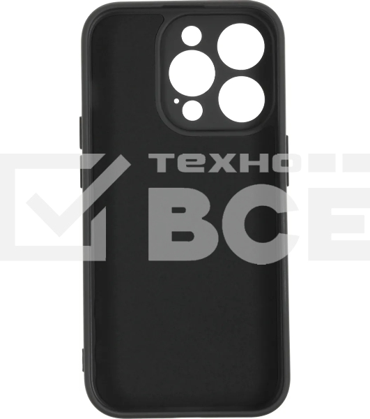 Чехол (клип-кейс) BoraSCO для Apple iPhone 15 Pro черный (72429)