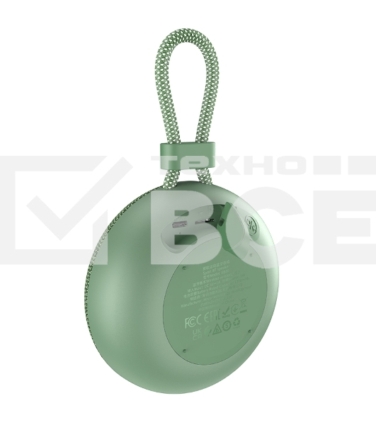 Портативная колонка круглая HOCO BS60 зеленый