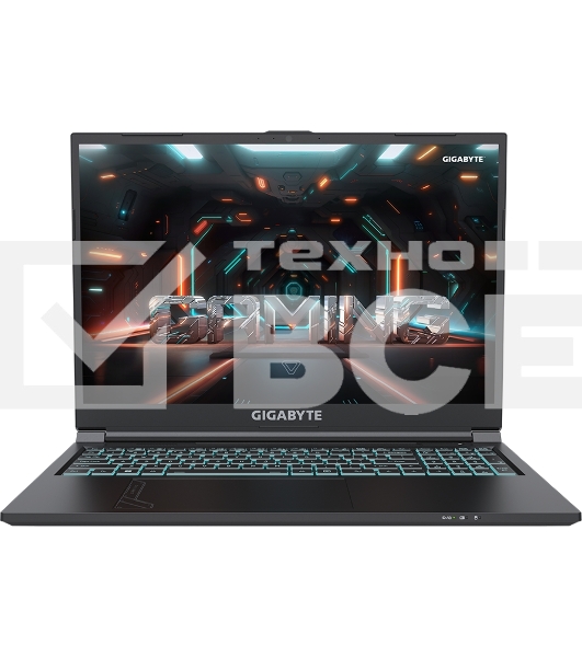 Ноутбук Gigabyte G6 черный KF-H3KZ854KD Core i7 13620H 16Gb SSD1Tb NVIDIA GeForce RTX4060 8Gb 16