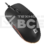 Мышь проводная Defender Azora MB-241 черный, 1200 dpi, USB, кнопки - 3, фото3
