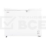 Морозильный ларь Vekta FR-380W02, белый, 1 камера, 1246*716*850 мм, полезный объем 350 л., фото 1