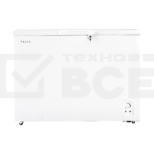 Морозильный ларь Vekta FR-380W02, белый, 1 камера, 1246*716*850 мм, полезный объем 350 л.