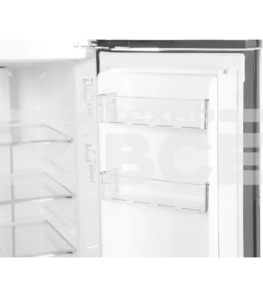 Холодильник Hitachi R-W660PUC7 GGR серый двухкамерный 396/144л морозилка сверху No Frost, Side by Side