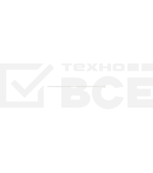 Хомуты нейлоновые для проводов, белые 100 шт.,  7,6х300 мм