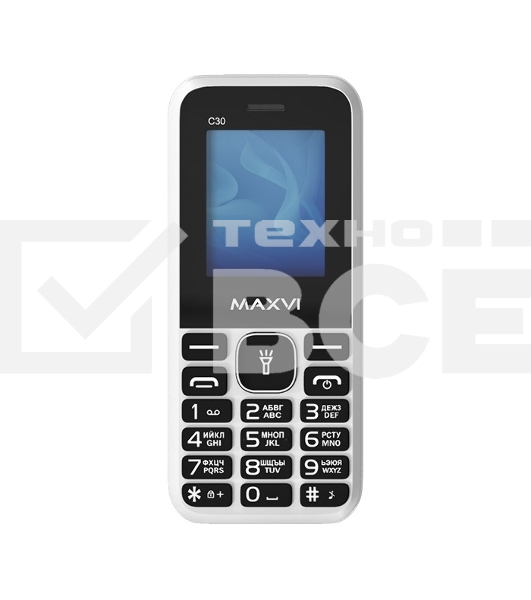Мобильный телефон Maxvi C30 white
