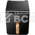 Аэрогриль Panasonic NF-CC600ATS черный, 1450 Вт, 6 л, упр. - сенсор, программ - 11, фото3