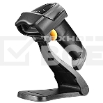 Сканер штрих-кода ручной Mindeo MD6600AT-HD 2D имидж, автосенсорная подставка в комплекте, проводной, USB, серый, фото4