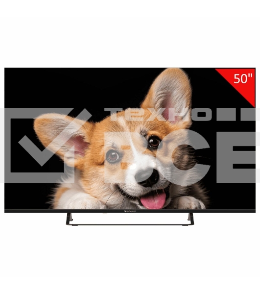 Телевизор TopDevice 50'' TDTV50CS03U_BK черный UHD Smart YaOS 1.5GB 8GB