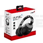 Наушники Genius HS-810BT, подключение Bluetooth, 3.5мм, зарядка Type-C, время работы до 8 часов, размеры 175 x 185.4x 84.7мм. Цвет черный, фото3
