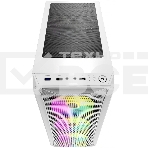 Компьютерный корпус Powercase Mistral Z4 White, Tempered Glass, Mesh, 4x 120mm 5-color LED fan, белый, ATX (CMIZW-L4), фото6