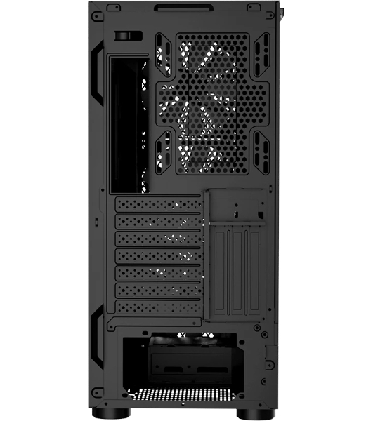 Компьютерный корпус PcCooler ME200 MESH BK черный без БП ATX 2xUSB 3.0 audio bott PSU