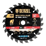 Пильный диск по дереву с гвоздями Denzel ф185 х 20 мм, 24 зубов 733937, фото 1