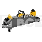 Домкрат гидравлический подкатной с фиксатором Denzel 3 т, 190-532 мм, SUV, фото5