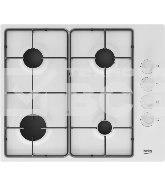 Газовая варочная панель Beko HIGG 64123 SW белый