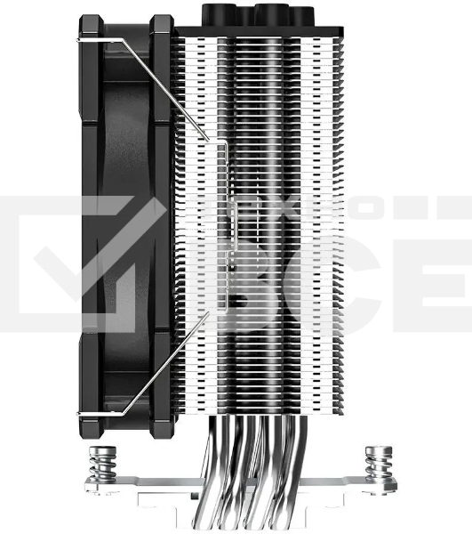 Устройство охлаждения(кулер) ID-Cooling SE-224-XTS Soc-AM5/AM4/1200/1700/1851 серебристый/черный 4-pin 29dB Al+Cu 220W 650gr Bulk (SE-224-XTS BULK)