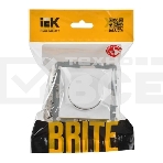 Светорегулятор IEK BR-D20-0600-K91 поворотно-нажимной СП BRITE СС10-1-0-БрАБ 600 Вт механизм арктич. бел., фото6